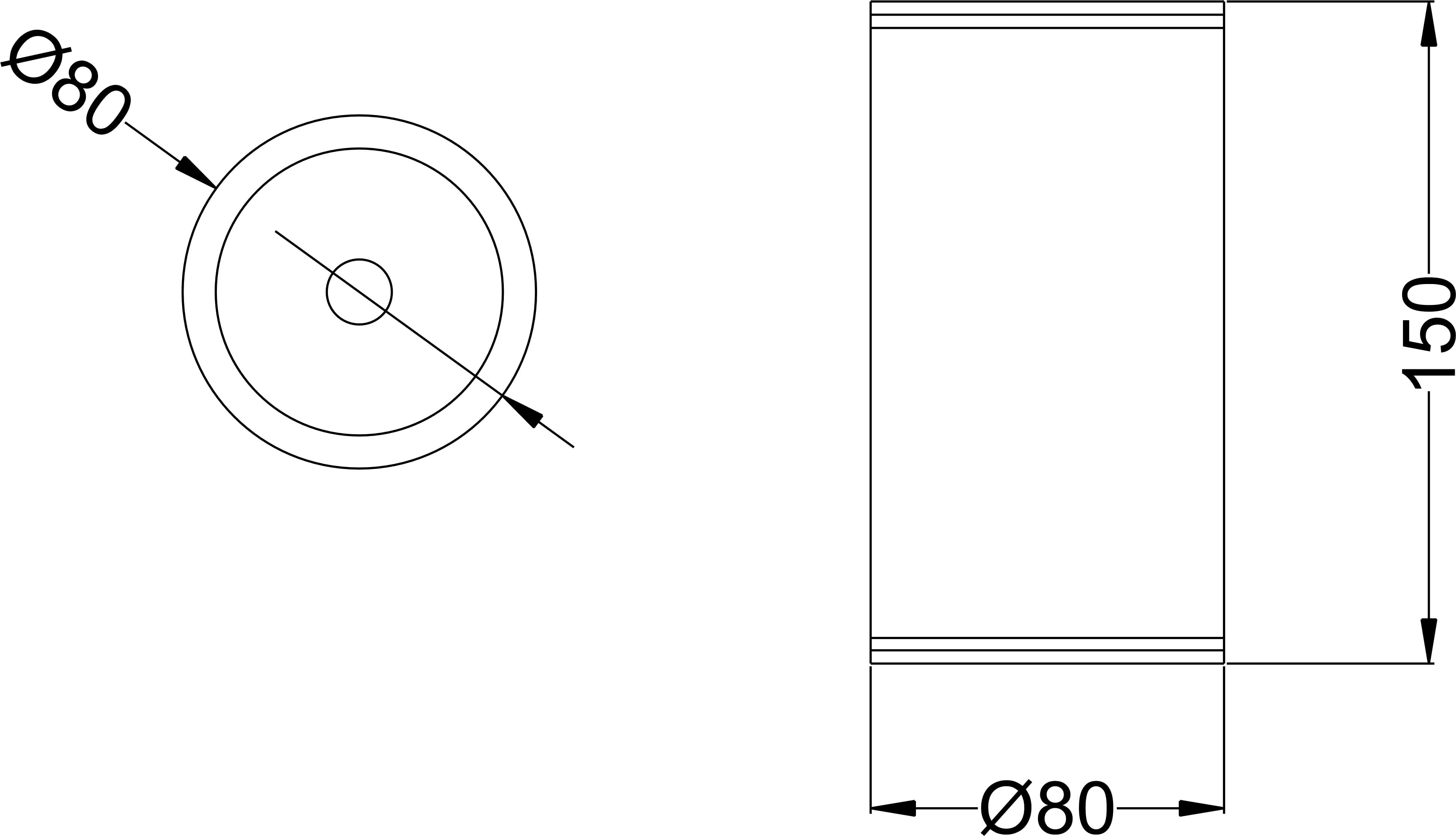 AQUA SURFACE 15 dimensions drawing