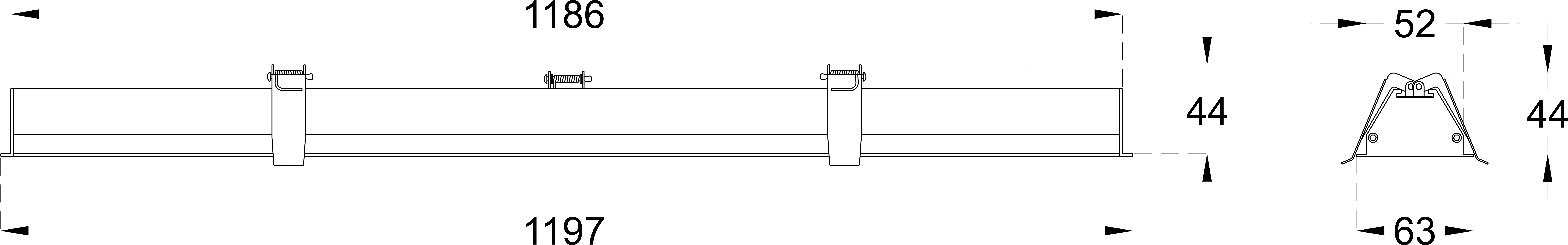 ASPIRE RECESS 30 dimensions drawing