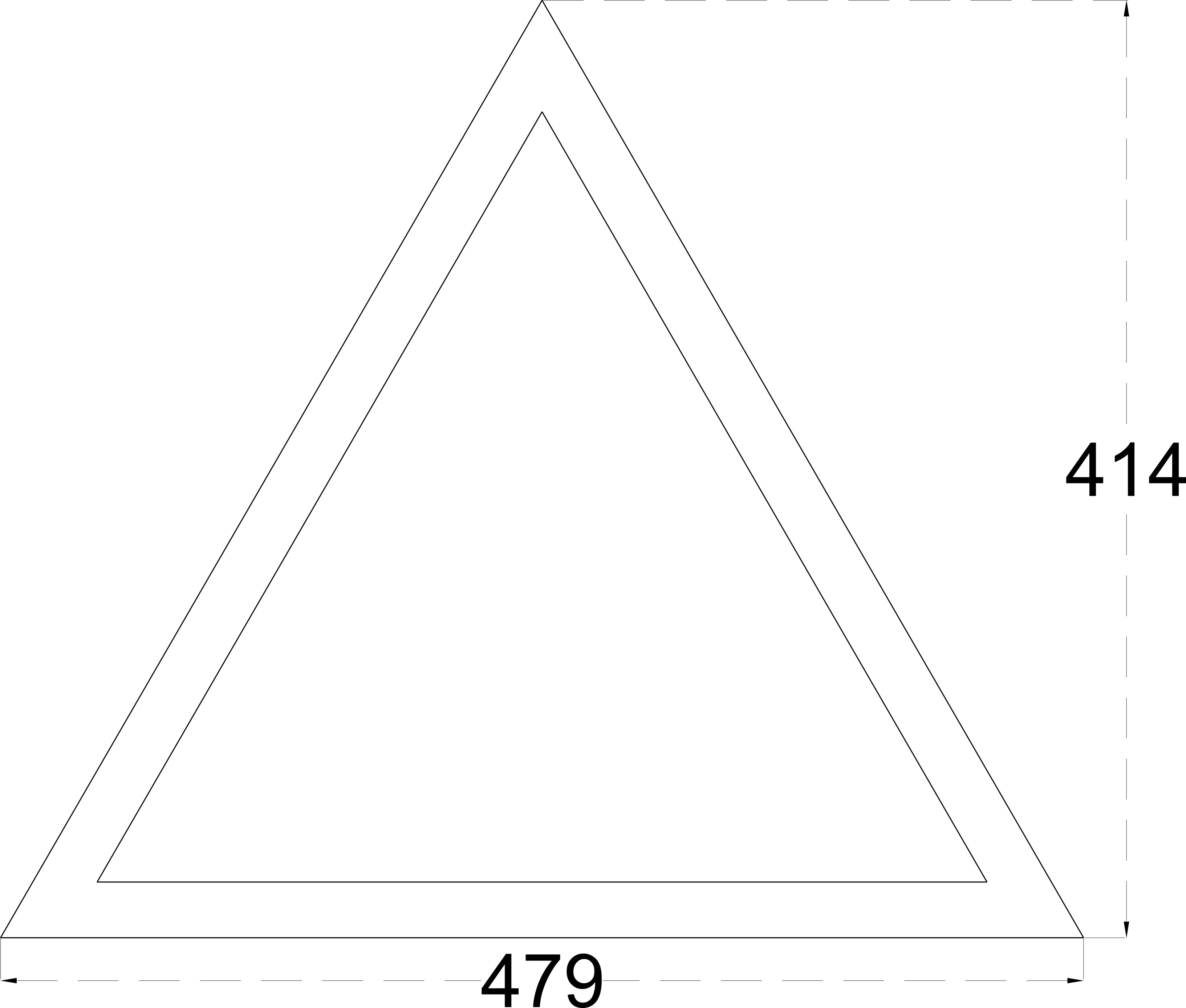 ASPIRE TRIANGLE 30 dimensions drawing