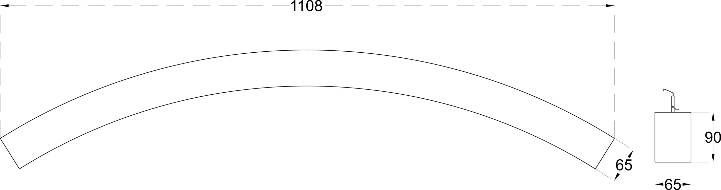 CURVY 30 dimensions drawing