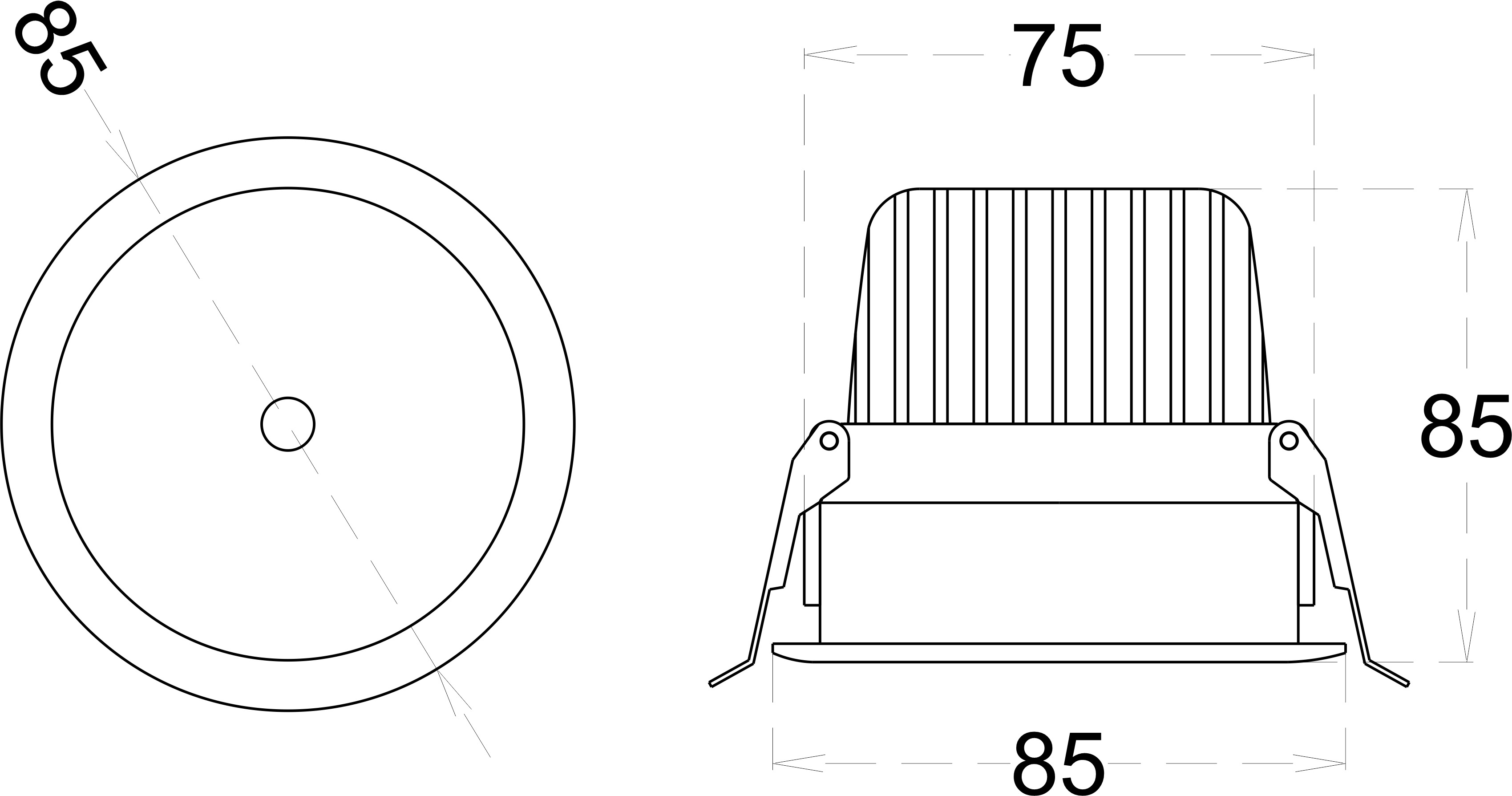 DUSK 12 dimensions drawing