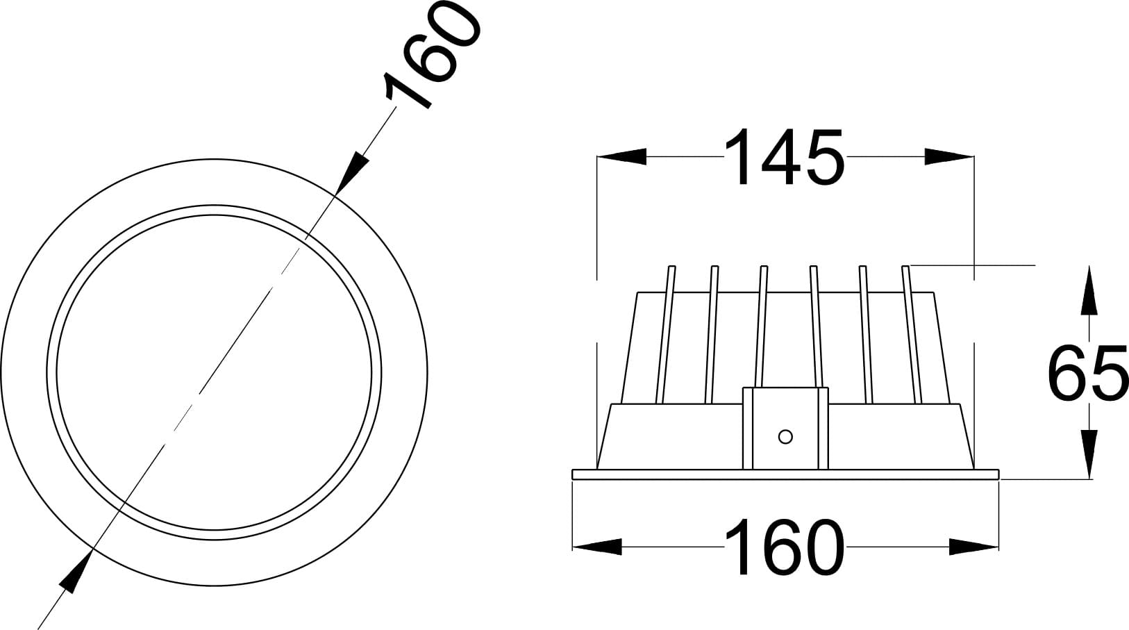 LIVA 15 dimensions drawing