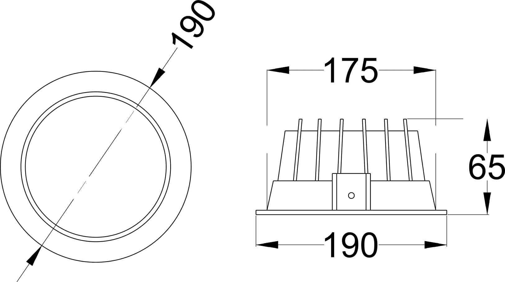 LIVA 22 dimensions drawing