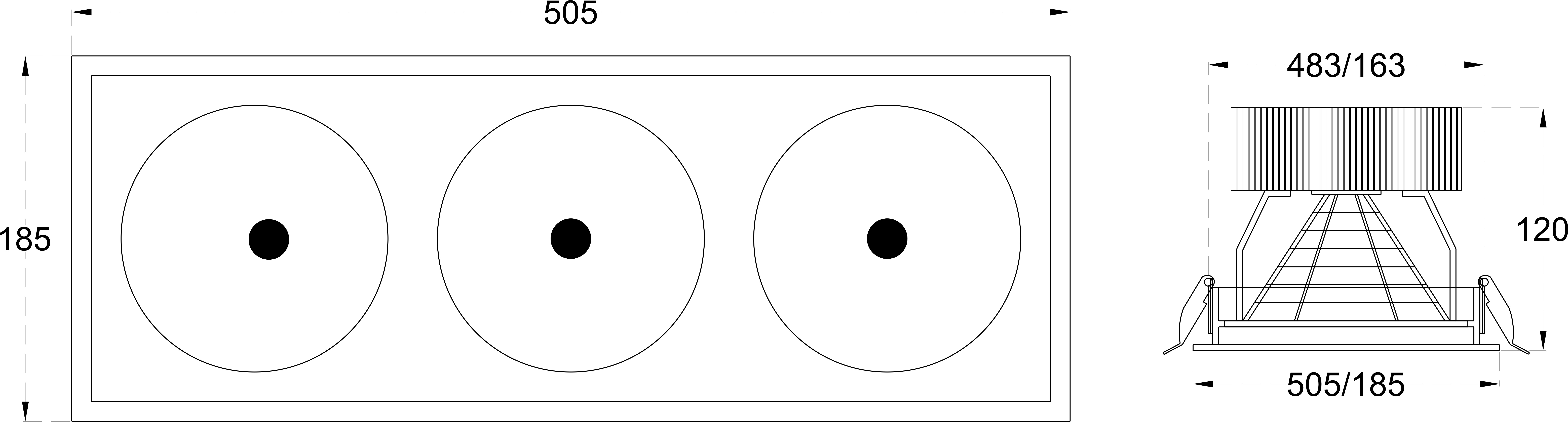 MAX 90 dimensions drawing