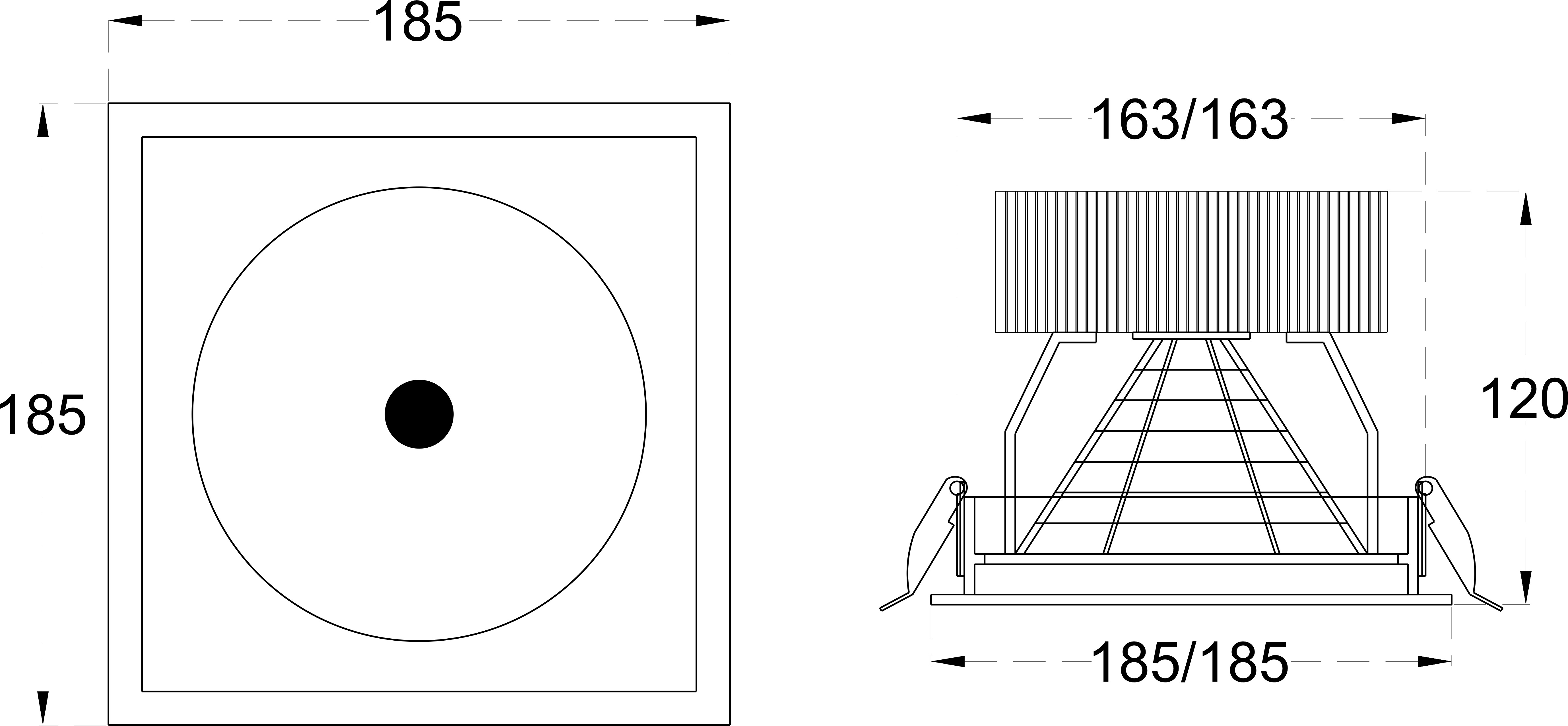 MAX 30 dimensions drawing