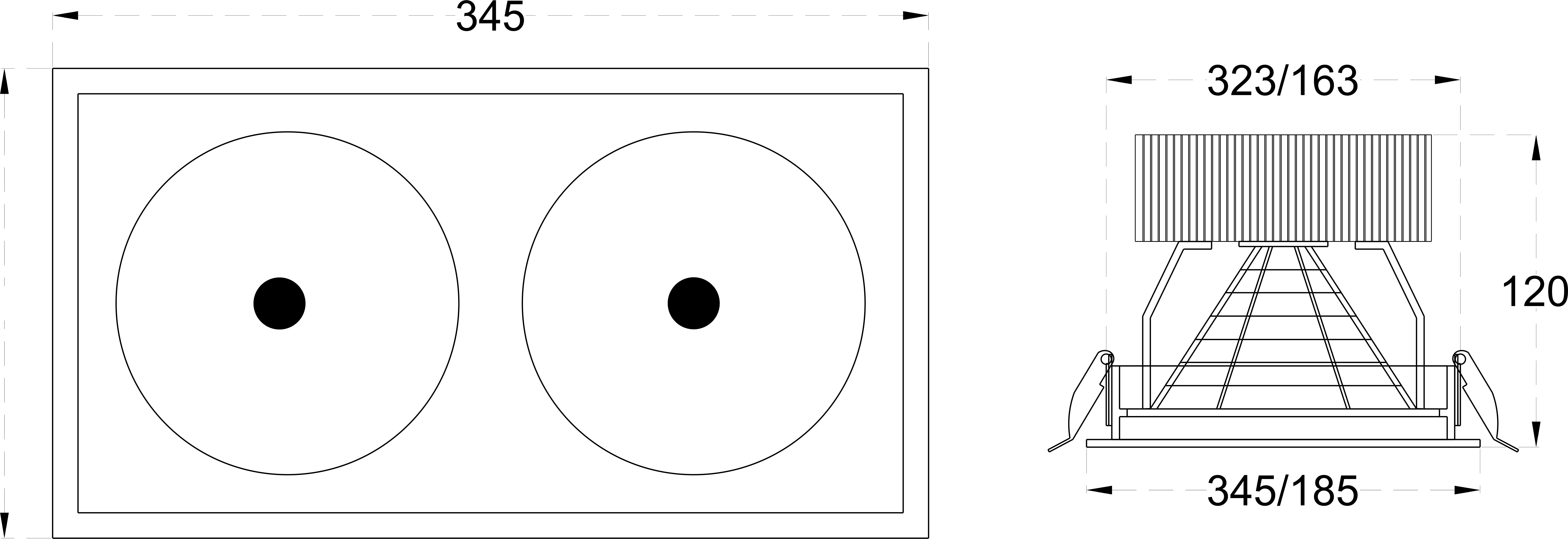 MAX 60 dimensions drawing