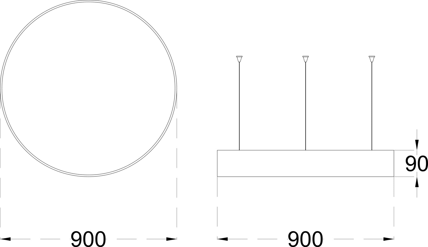 MOON 72 900 dimensions drawing