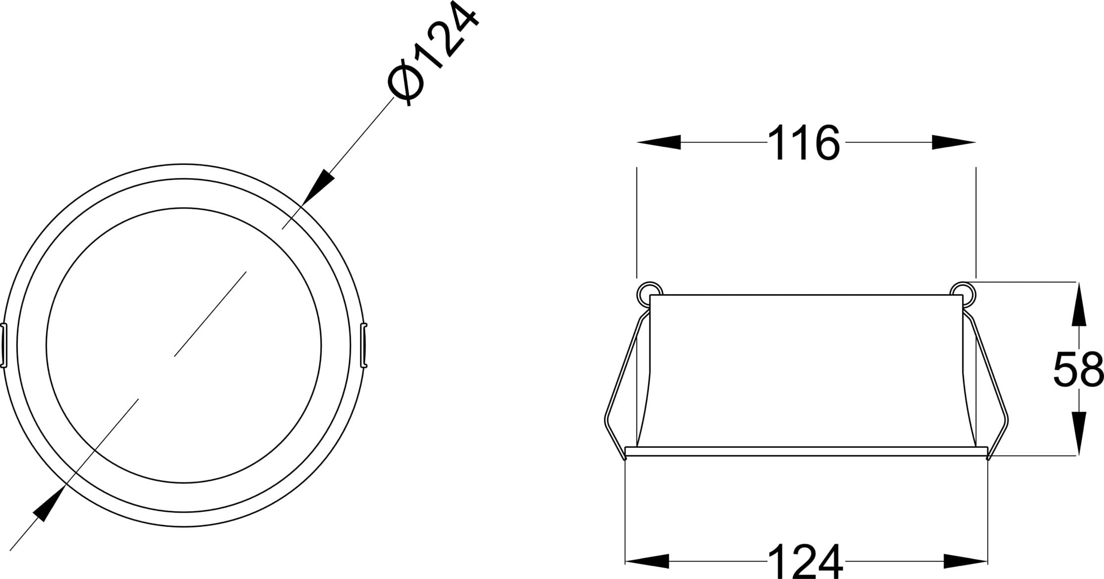 ORBIT 22 dimensions drawing