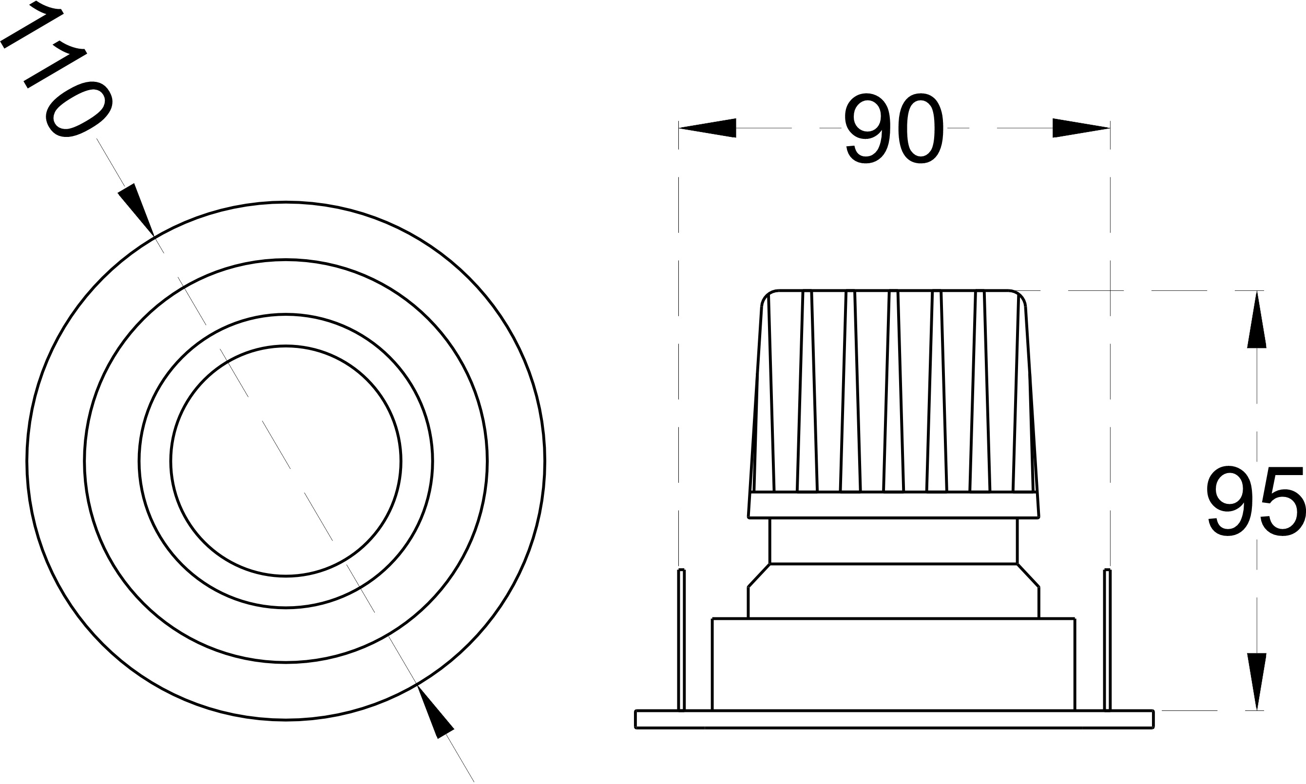 PLATO RD 15 dimensions drawing