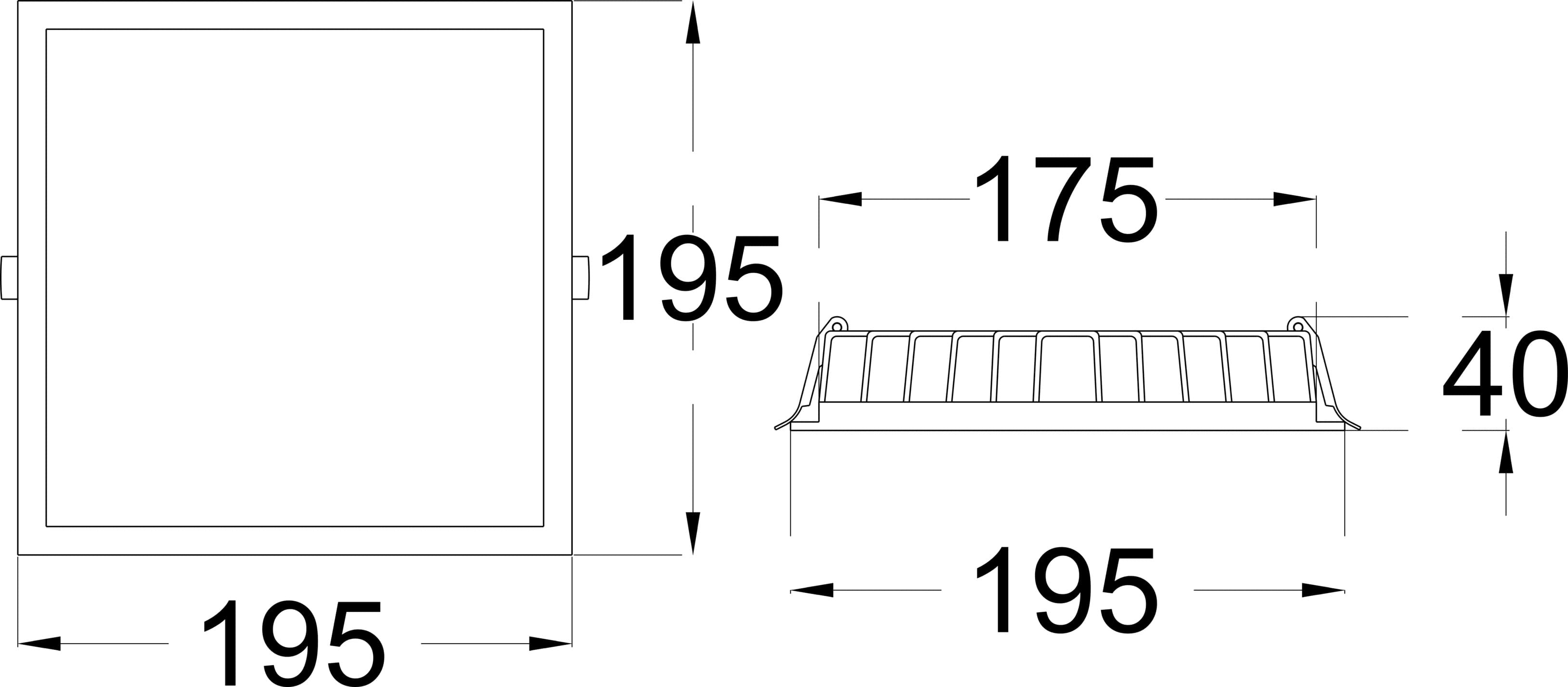 RAPID SQ 22 dimensions drawing