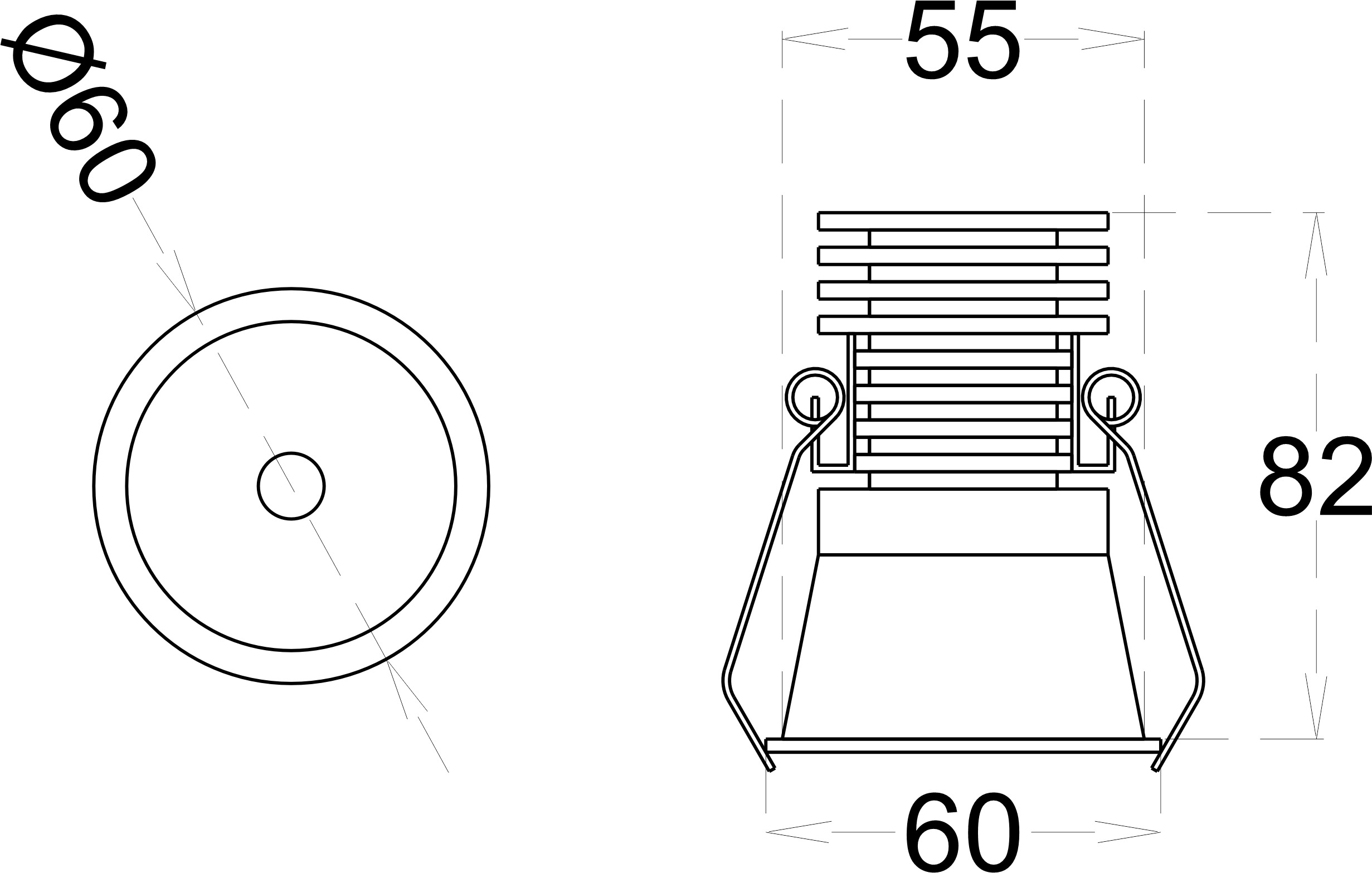 RAY 12 dimensions drawing