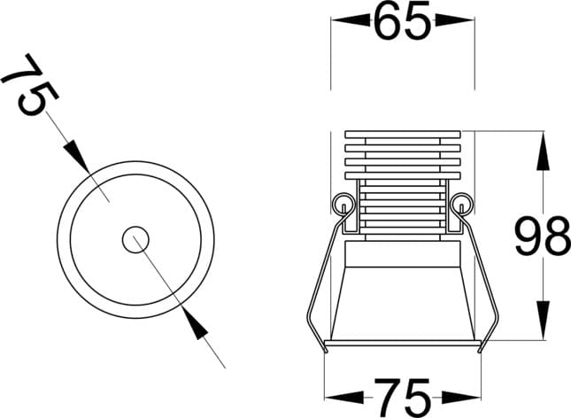 RAY 18 dimensions drawing