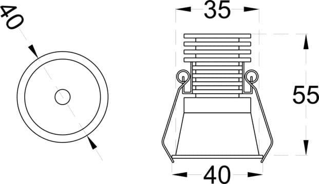 RAY 7 dimensions drawing