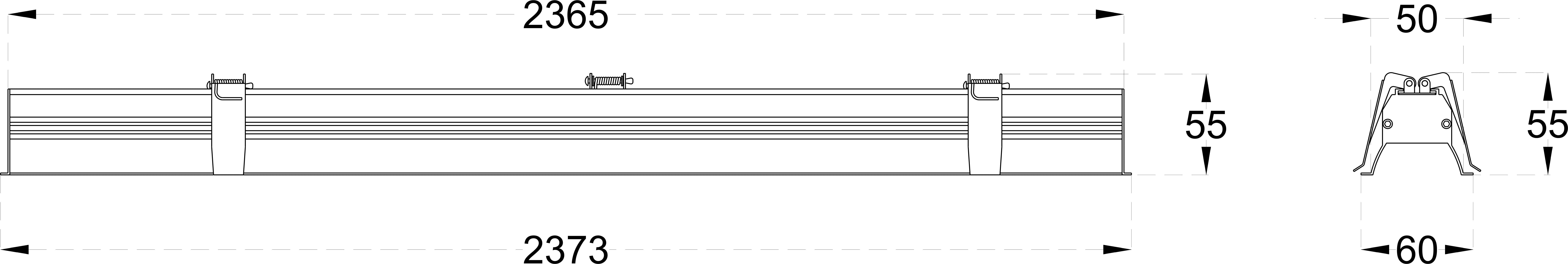 SHADE 60 dimensions drawing