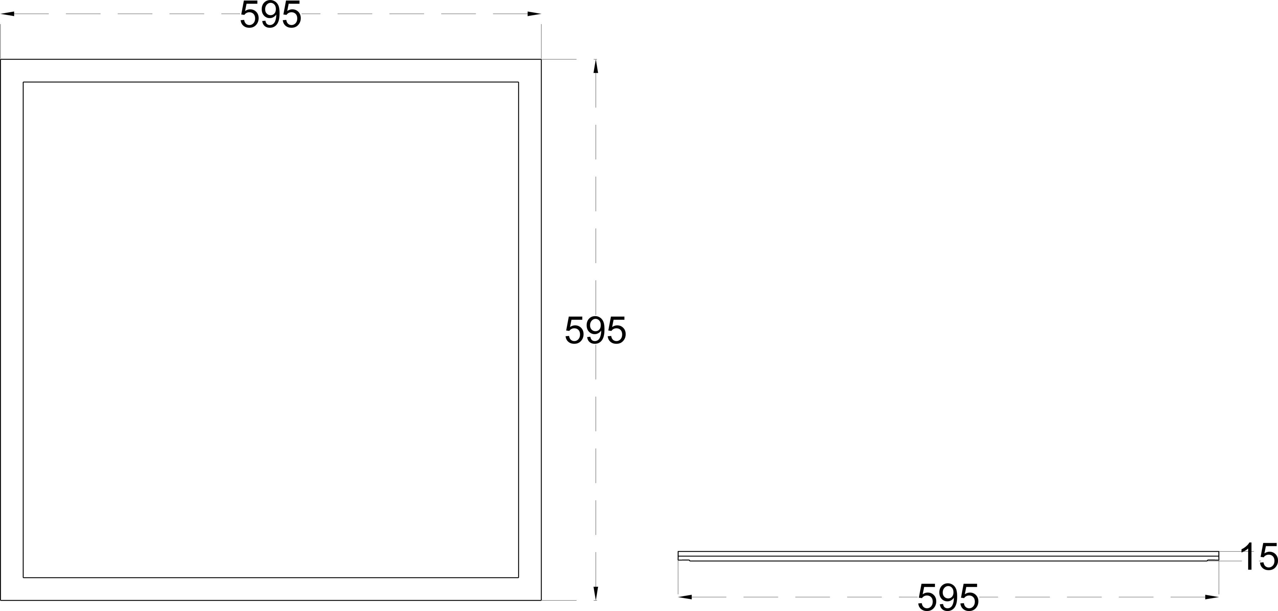 SLEEK 36 dimensions drawing