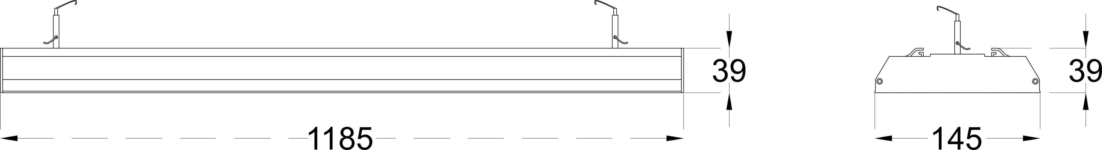 TRIO 60 dimensions drawing