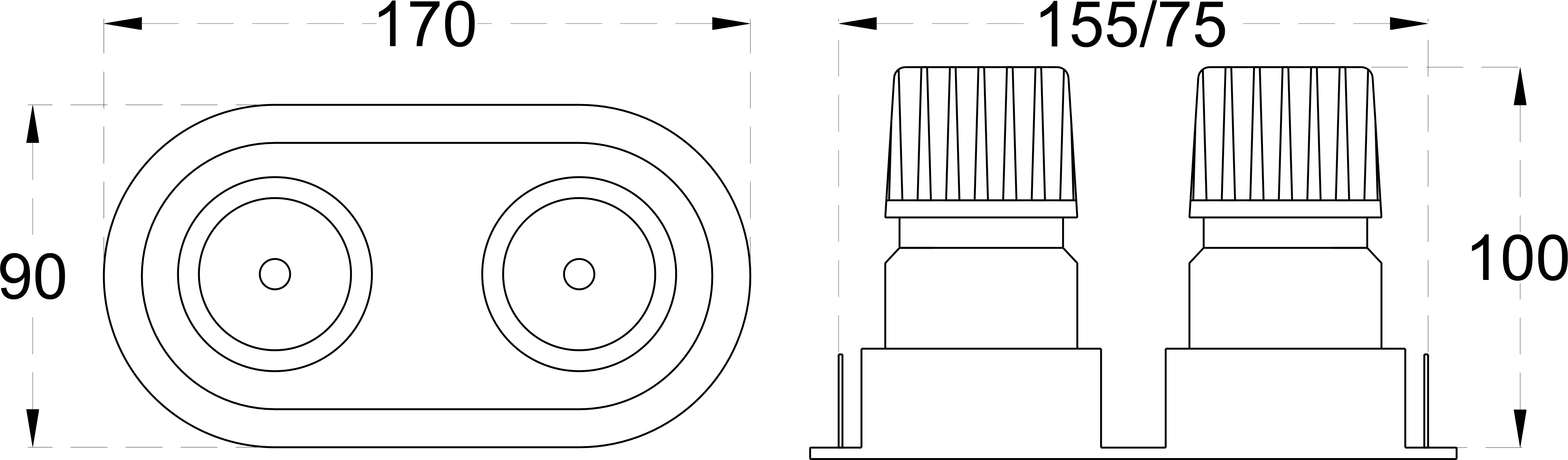 VEGA PLUS RD 12 dimensions drawing