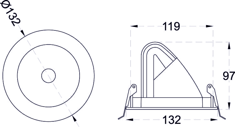 ZOOM 36 dimensions drawing