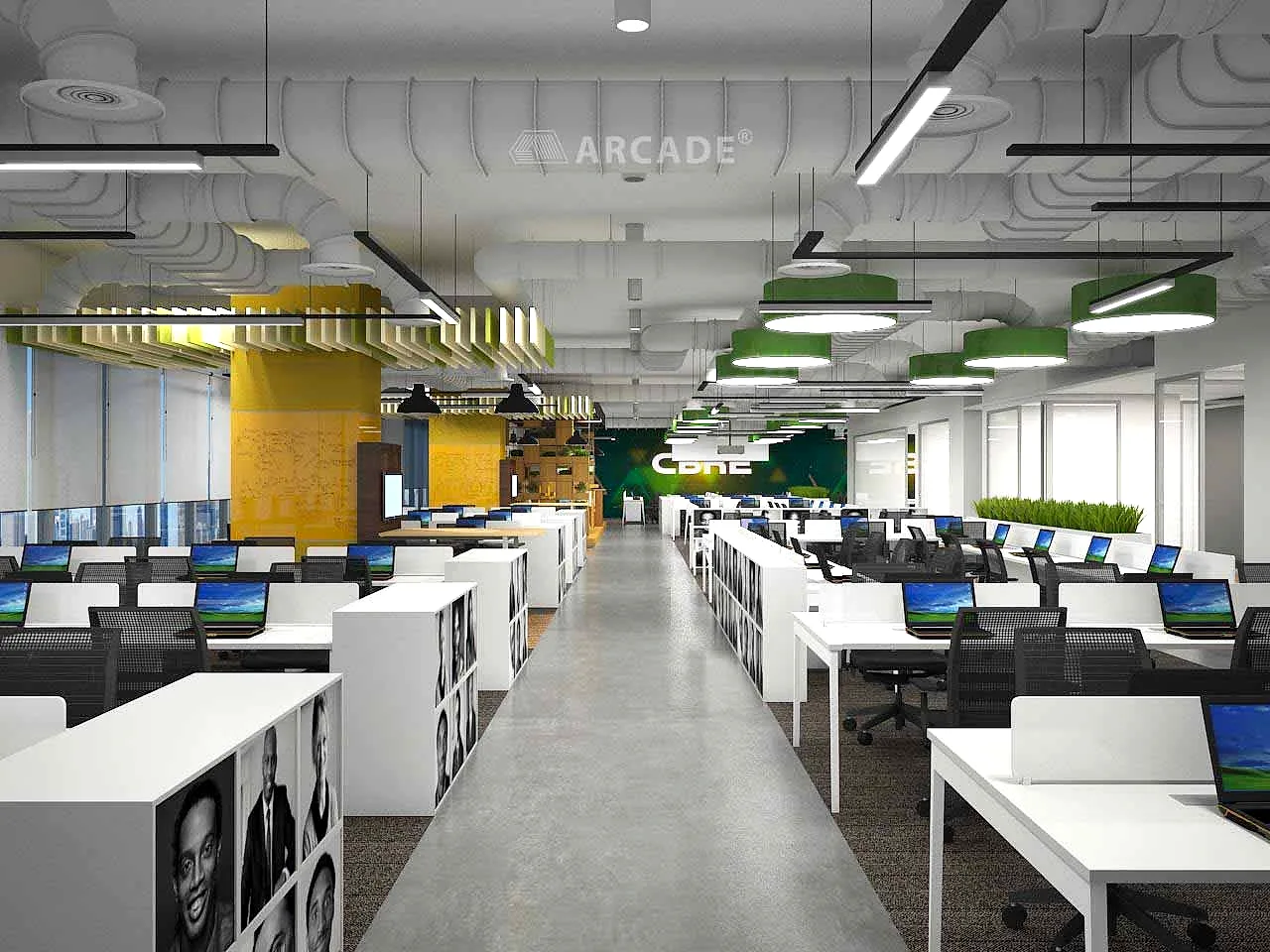 Arcade Lighting — Office space