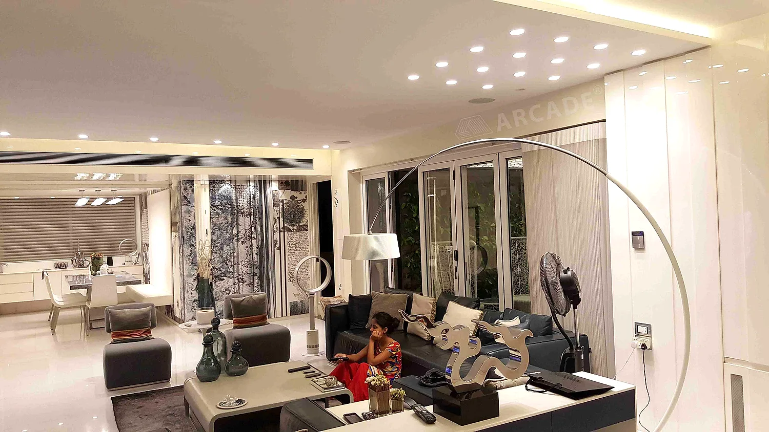 Arcade Lighting — Hospitality space
